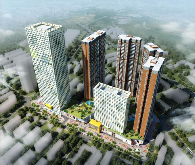 广东超高层办公综合体资料下载-[广东]超高层高端复合型城市综合体建筑设计方案文本（含CAD）