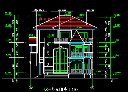 三层全套别墅建筑施工图