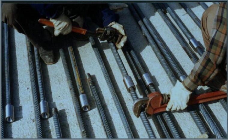 新建铁路项目桥梁工程施工作业指导书（280余页，附现场照片）-钢筋连接套筒