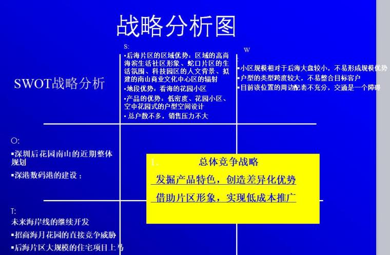 某房地产前期策划报告（共30页）-战略分析图