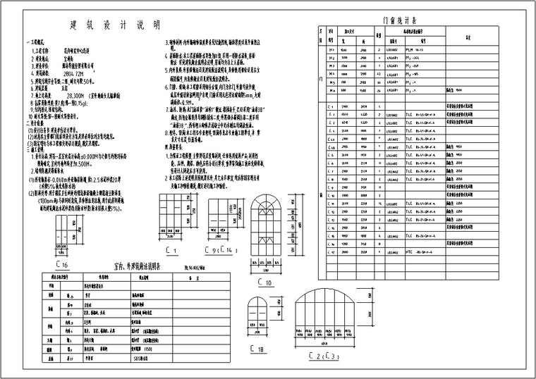 欧式多层宾馆酒店改造建筑设计施工图CAD-欧式多层宾馆酒店建筑改造设计说明