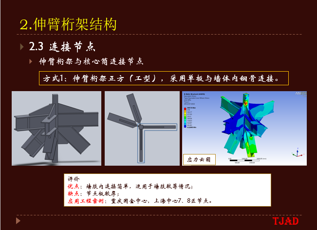 超高层建筑关键构件与节点设计-伸臂桁架连接节点2