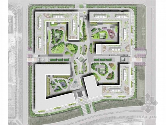 科学大楼景观设计资料下载-[深圳]自然结合科技科学园景观设计方案