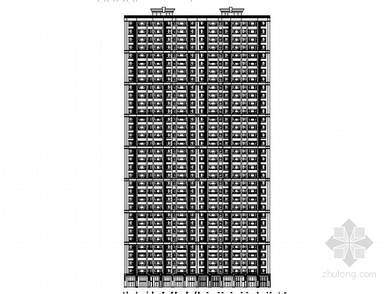 住宅区大样图资料下载-[江西]高层现代风格住宅区建筑设计施工图（知名设计院）