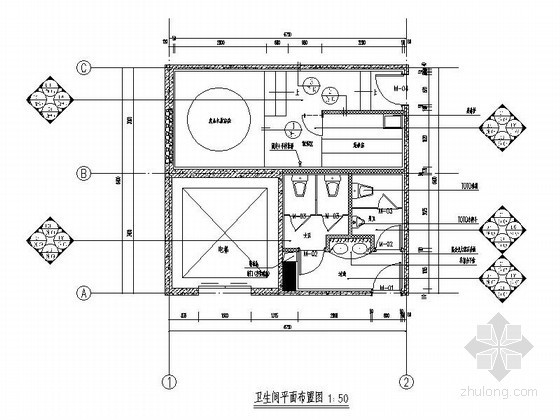 1000平方展厅设计资料下载-43平方卫生间改造设计方案