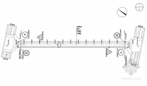 城市单向道路交通工程资料下载-[pdf]16m宽城市支路工程全套施工图（31页 道路 交通工程）