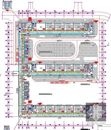 [湖北]2015年学校建设项目电气工程预算书(全套图纸 广联达软件应用)-教学楼二层电气平面图