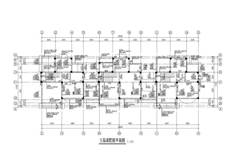 三层复式建筑资料下载-知名地产3层复式别墅建筑结构施工图2013