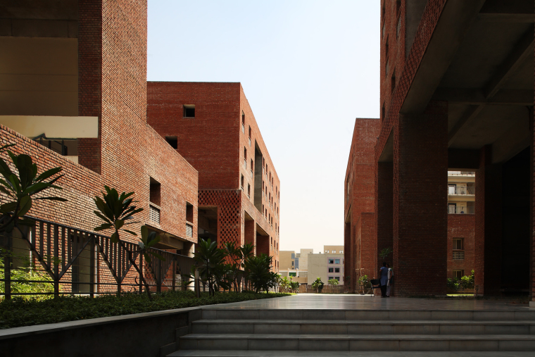 印度学生宿舍资料下载-印度管理综合研究所学生宿舍