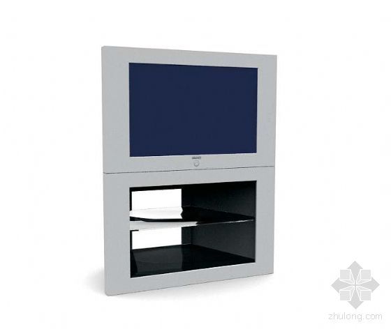 标准机柜CAD资料下载-电视机柜组合004