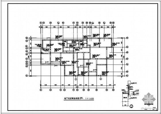 地下车库矿质剪力墙结构资料下载-某带地下车库25层剪力墙住宅结构设计图