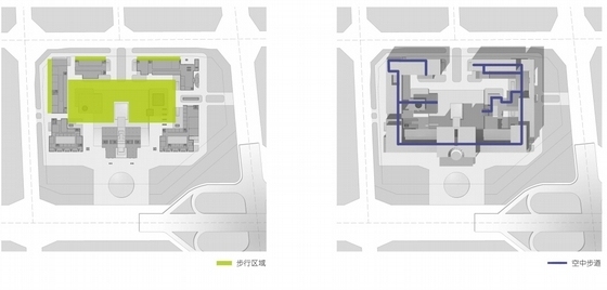 [河南]5A级智能化国际服务标准写字楼建筑设计方案文本-5A级智能化国际服务标准写字楼分析图