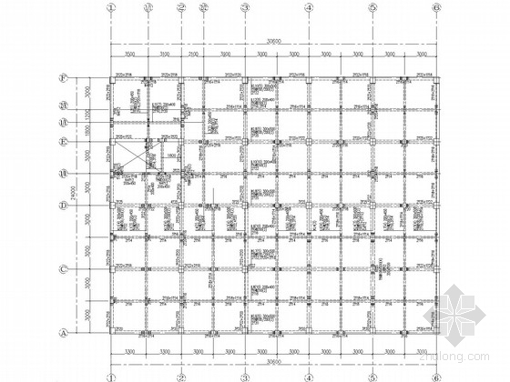 文化城规划CAD资料下载-[大理]三层框架文化城结构施工图