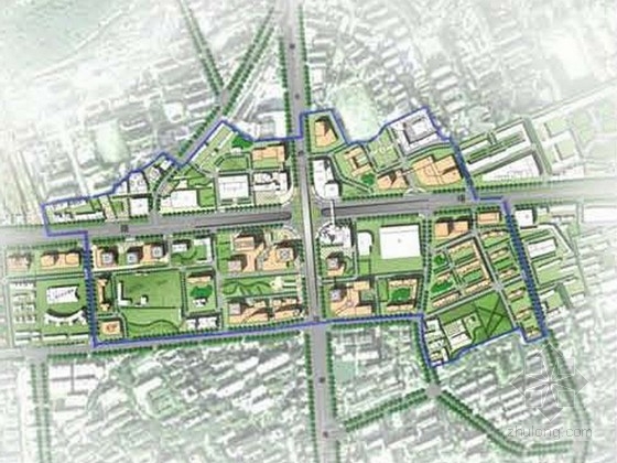 武汉交通CAD资料下载-[武汉]城市主干道生态交通道路沿线城市规划设计方案