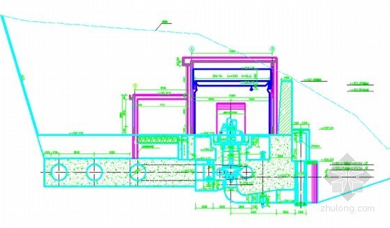 水工结构施工节点详图合集（代表性工程CAD图317张）-厂房横剖面图