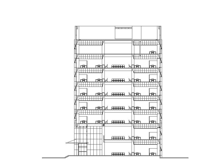 综合服务楼建筑设计资料下载-[江苏]启东市行政综合服务中心建筑施工图设计