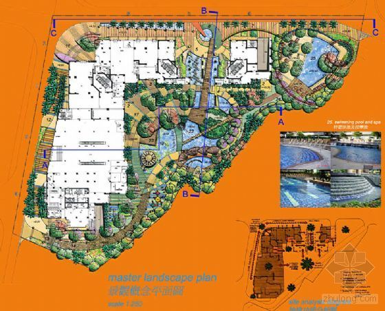 小区景观概念设计图资料下载-[广州]花园小区景观概念设计方案