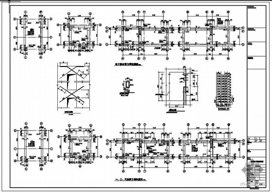 大连某框架剪力墙住宅全套图纸(含建筑、结构、设备图)- 