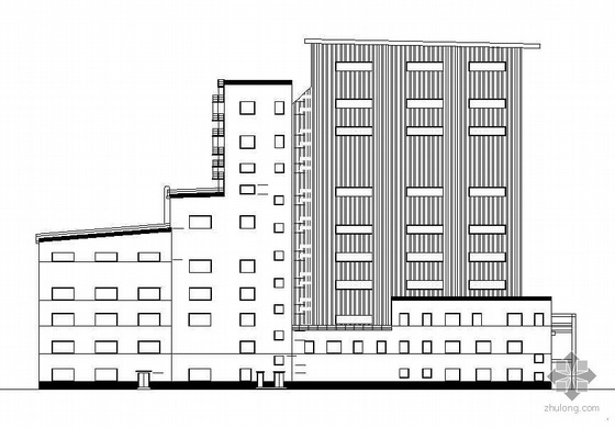 1层厂房建筑施工图资料下载-某八层主厂房建筑施工图