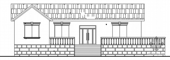 平房建筑su模型资料下载-某单层平房建筑施工图