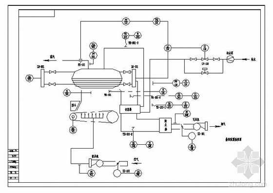 燃气蒸汽锅炉房原理资料下载-20T_H蒸汽锅炉电气图纸