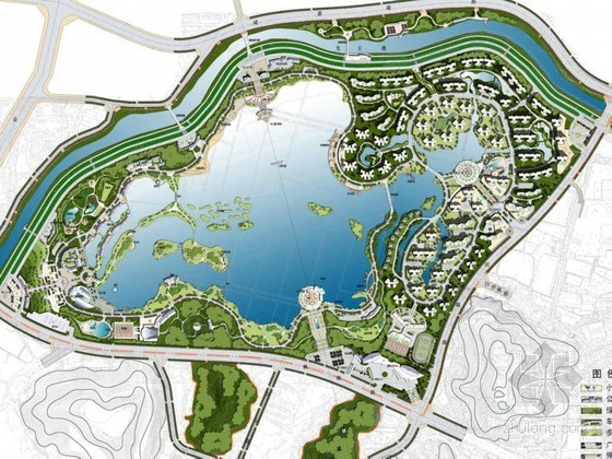 湿地公园修建性详细规划资料下载-[长沙]公园式居住社区概念性详细规划设计