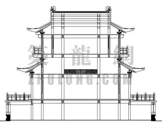 多层古建筑图纸-3