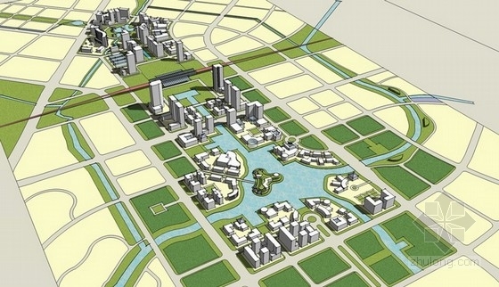 高铁枢纽综合体资料下载-[江苏]城市综合体规划及单体设计方案文本