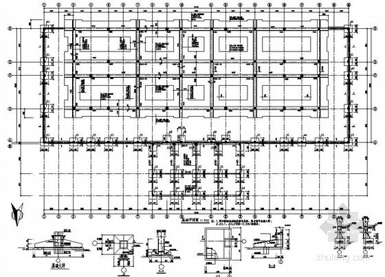 条形基础土建资料下载-某条形基础节点详图