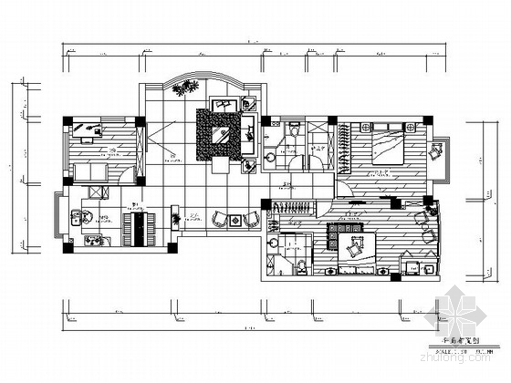 温州花园设计资料下载-[温州]花园小区现代三居室装修图（含效果）