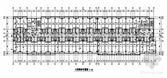 楼顶水箱施工图资料下载-某大型纺织城综合楼给排水施工图