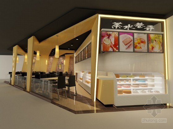 甜品店3D模型下载-甜品店3D模型 