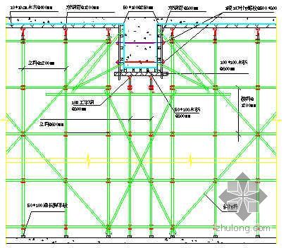 [北京]公建工程脚手架施工方案（厚板支撑 超高独立柱）- 