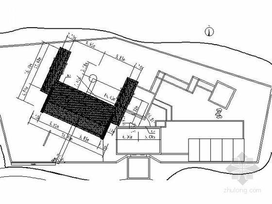 [仿古建]某山庄高档私人茶社休闲度假园建筑施工图-图5