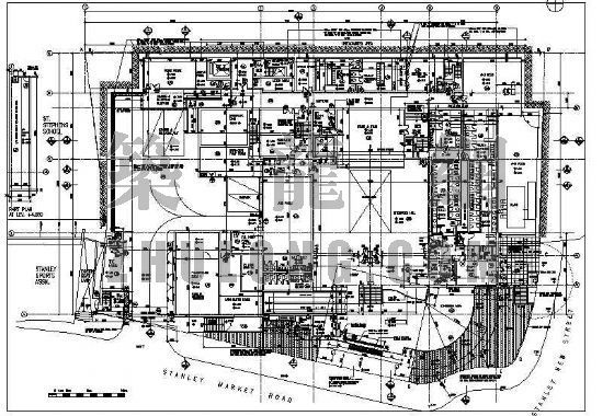 办公楼弧线建筑平面图资料下载-香港某建筑平面图