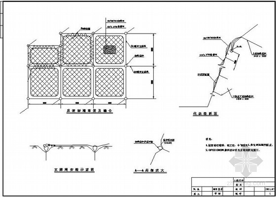 边坡SNS主动防护网图纸资料下载-sns主动防护GPS2详图