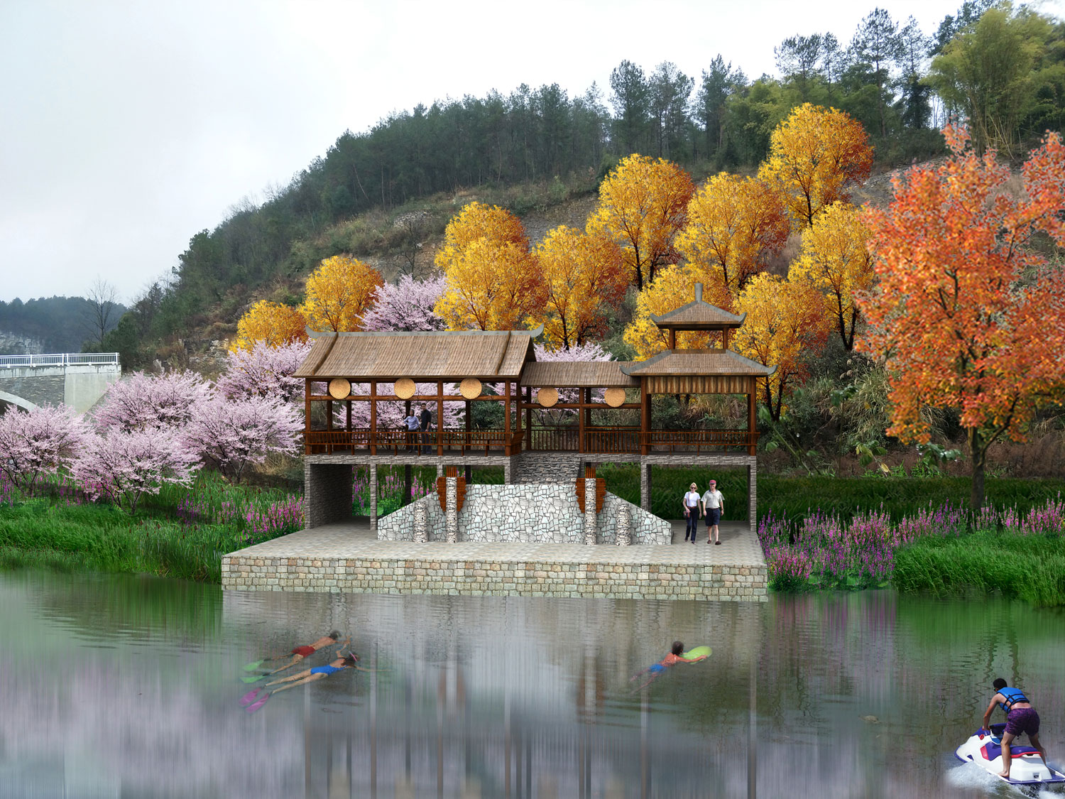 贵州云溪谷-园林景观作品-筑龙园林景观论坛