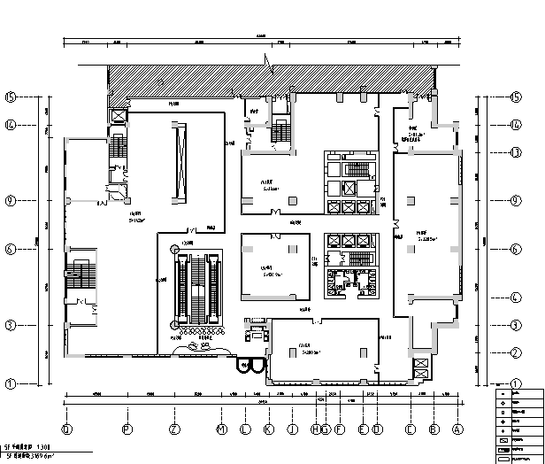 广场灯具平面布置图资料下载-[乌鲁木齐]线条韵律餐饮广场公共部分设计施工图（含效果图）