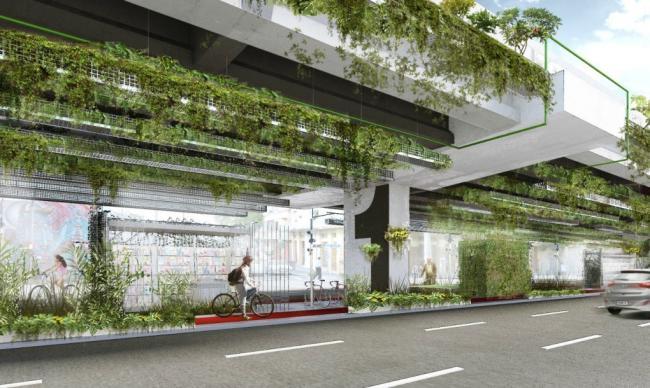 城市绿道规划文本资料下载-美国桥下空间绿道建造方案