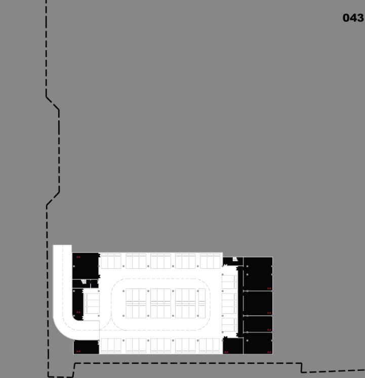 [深圳]多层现代风格S形建筑游廊式中学建筑设计方案文本-多层现代风格S形建筑游廊式中学建筑设计方案文本