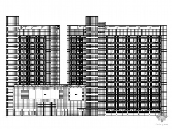 商业楼全套建筑施工图资料下载-某高层综合商业楼建筑施工图