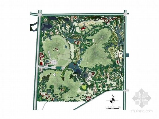 山体公园案例设计文本资料下载-[芜湖]山体公园景观园林旅游规划设计方案