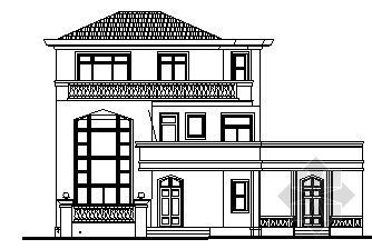 某别墅建筑方案图B2户型资料下载-某三层小户型别墅建筑方案图