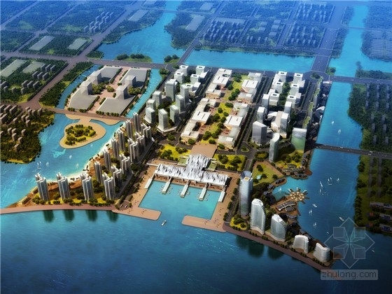 现代风格loft资料下载-[广东]现代风格客运港港区商业项目概念设计(国外设计集团)