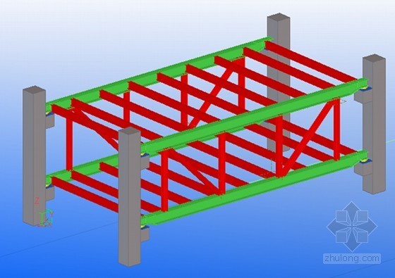 钢结构连廊结构施工资料下载-[广州]框架机构办公楼钢结构连廊施工专项方案（附流程图）