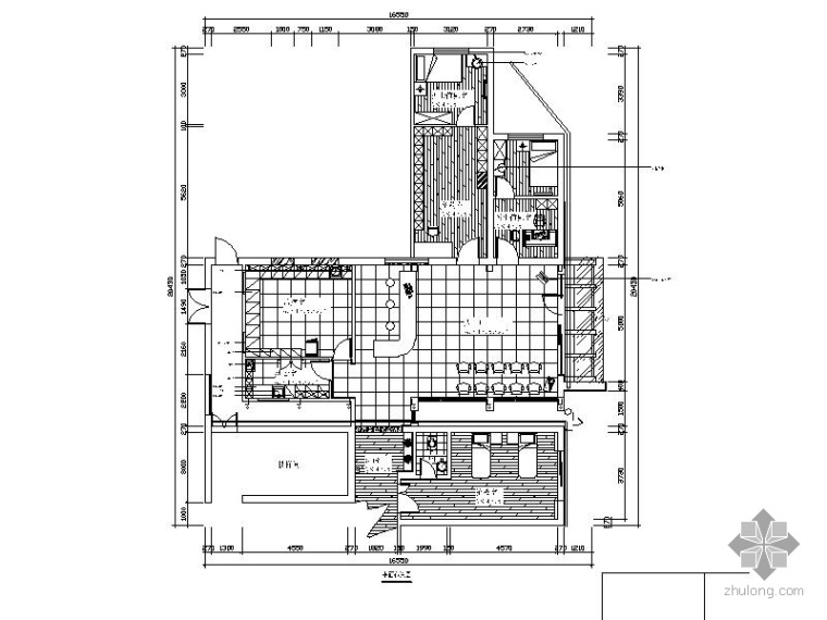 疗养院CAD图资料下载-[无锡]某疗养院住院部室内装修图