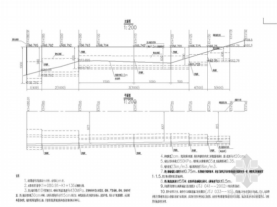 [广西]二车道水泥混凝土路面公路设计图纸46张（知名企业设计）-挡土墙设计图