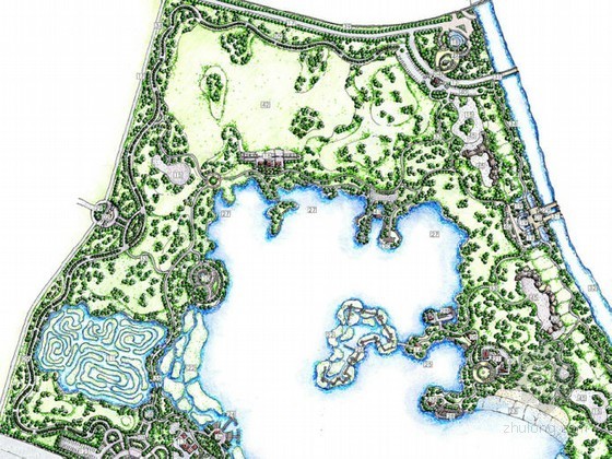 郊野湿地公园景观设计资料下载-[银川]湿地公园景观设计方案