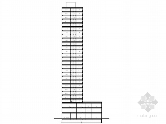 江苏省高层住宅建筑施工图资料下载-[江苏]32层高层住宅楼建筑施工图