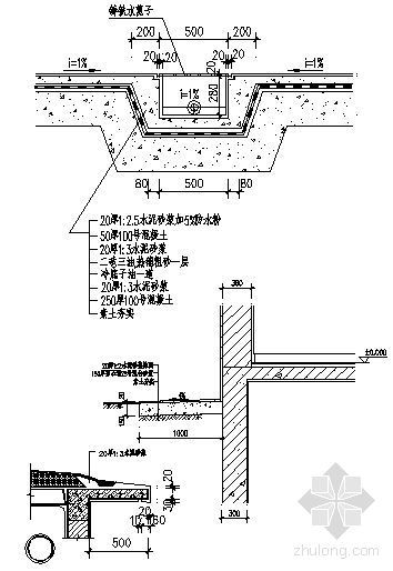 檐口大样图资料下载-散水檐口节点大样图